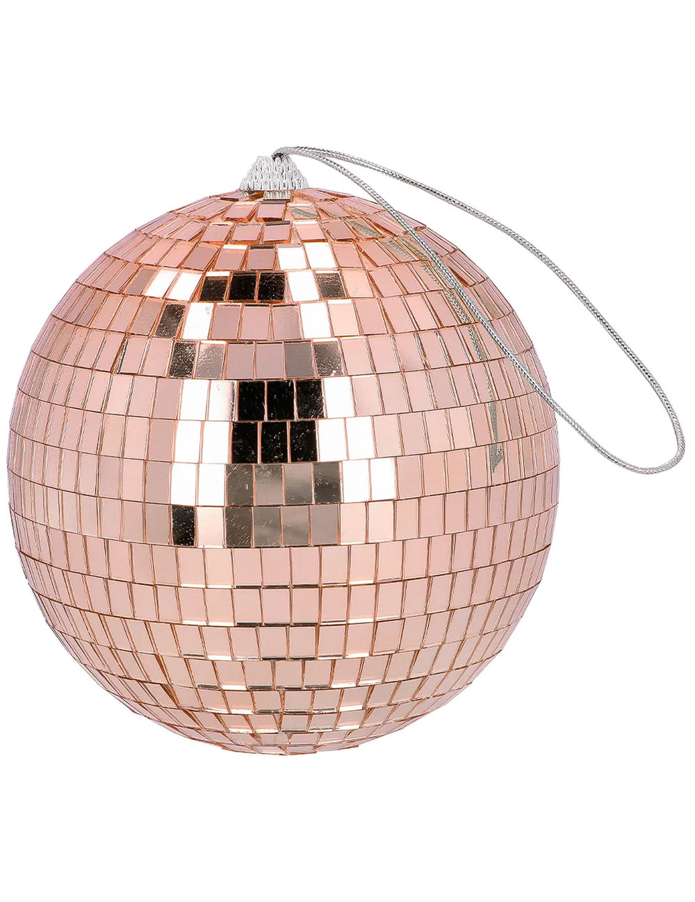 Boule à facette disco pour fête rose gold