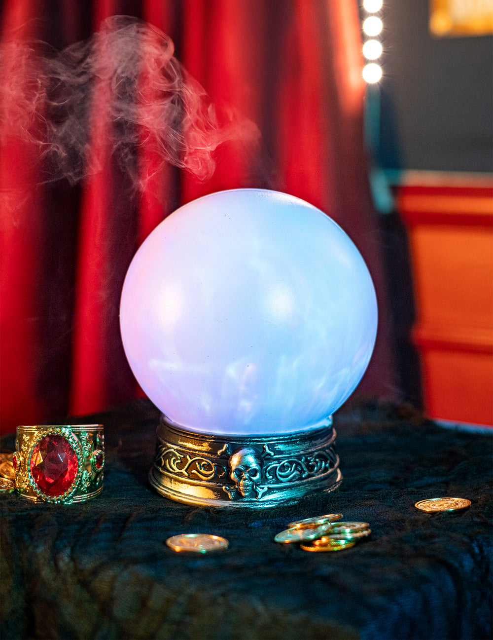 Effet de fumée de la boule lumineuse et sonore pour Halloween