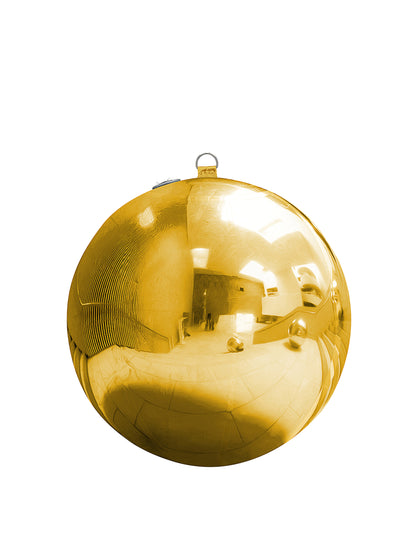 Bola de espelhos insuflável dourada 60 cm
