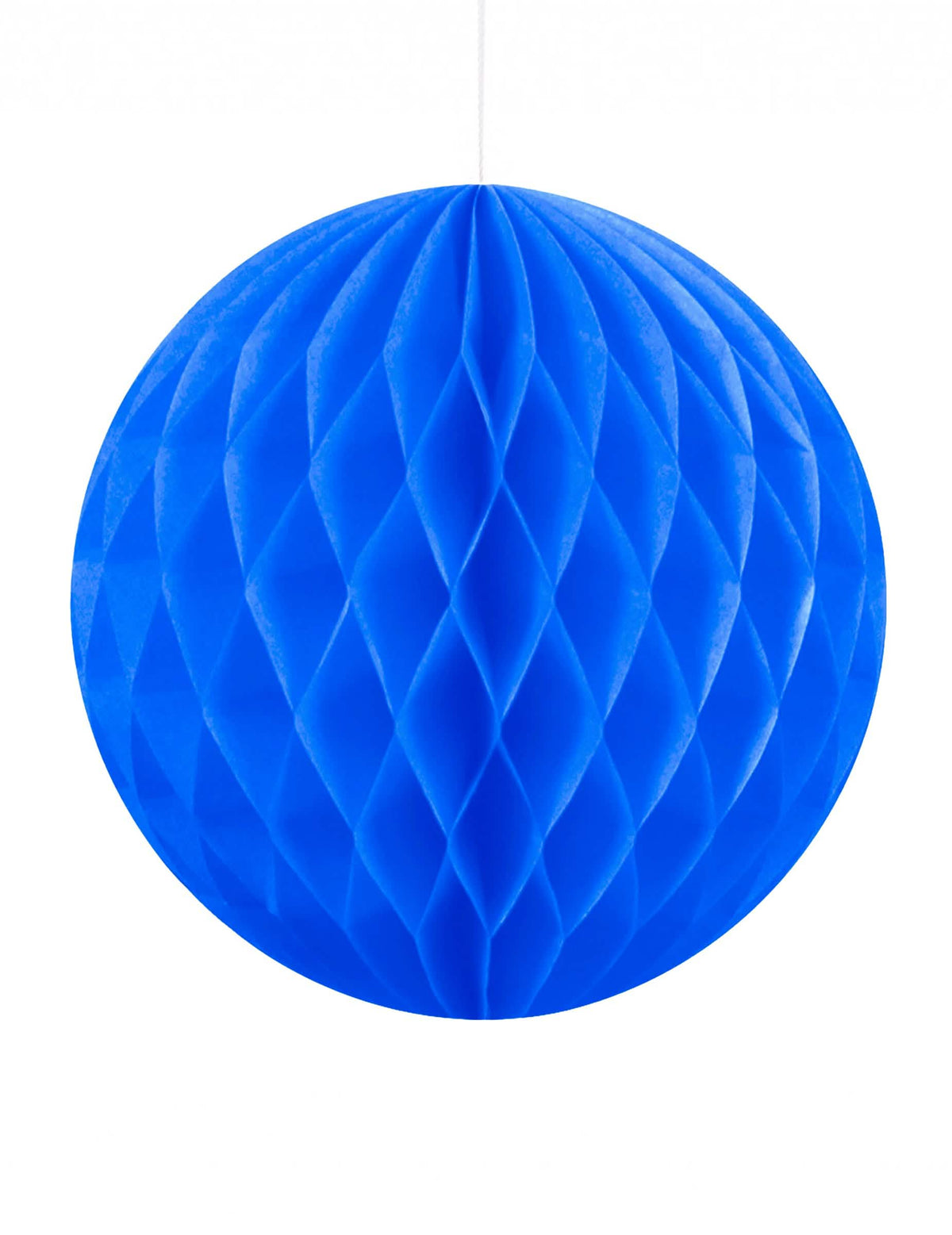 Bola de papel alveolado azul