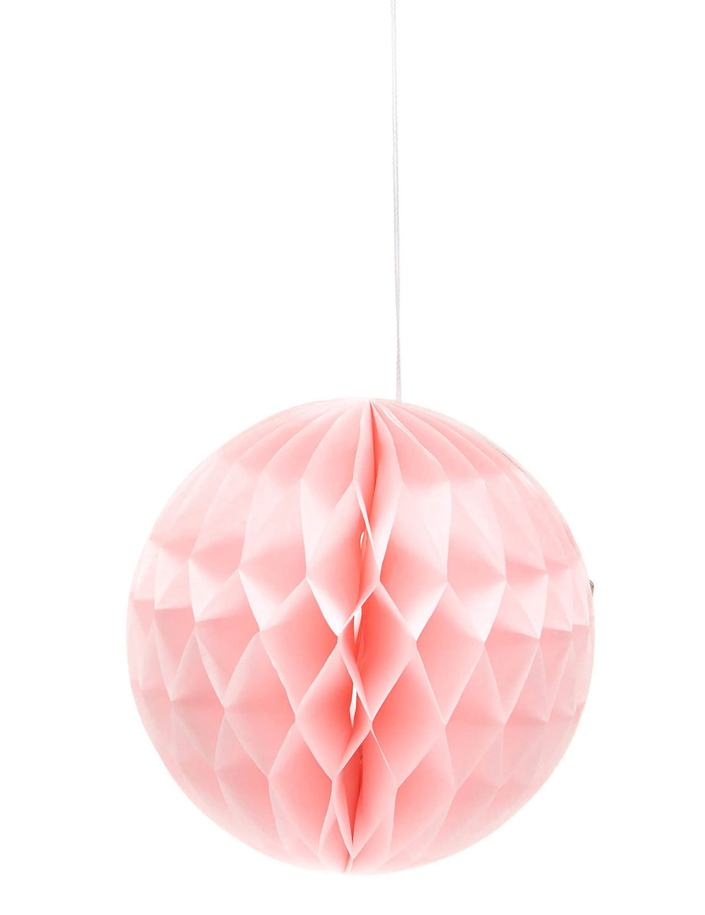 Bola de papel alveolado para pendurar, para decoração cor de rosa bonbon
