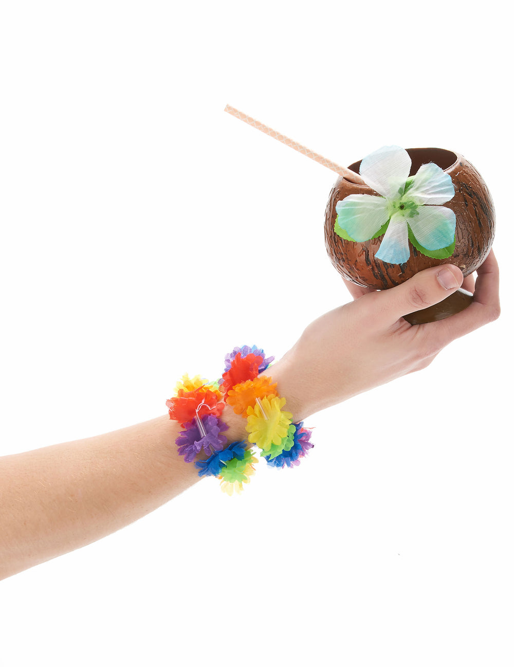 Mise en situation au poignet des 2 Bracelets hawaïens