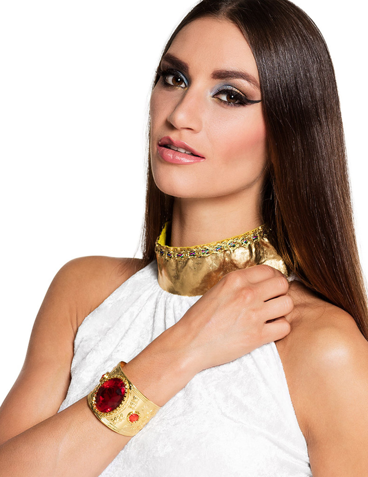 Porté au poignet du bracelet princesse orientale pour adulte
