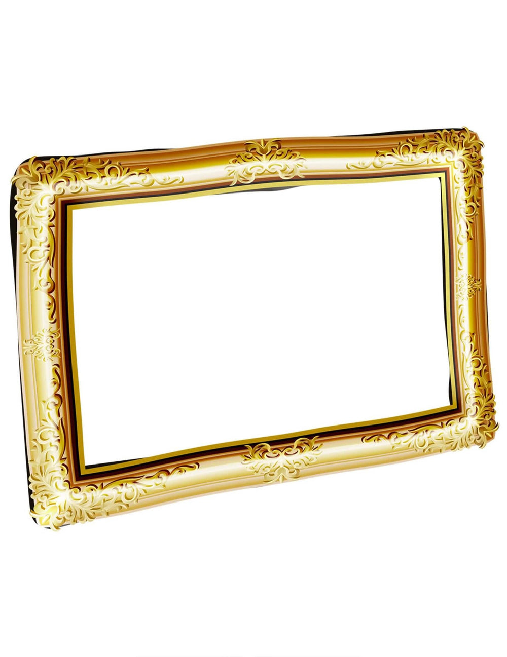 Moldura para foto carry me dourado para festa estilo barroco