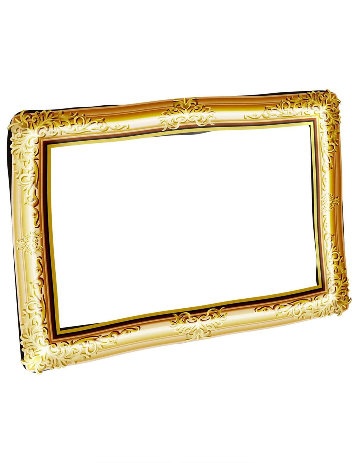 Moldura para foto carry me dourado para festa estilo barroco