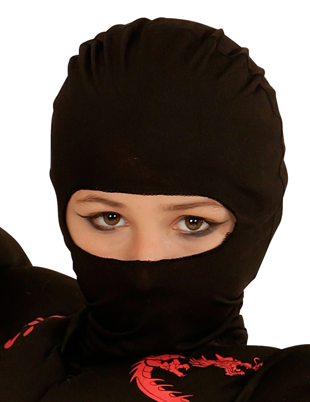 Cagoule ninja pour enfant noire