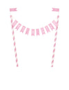 Cake topper it's a girl pour baby shower rose