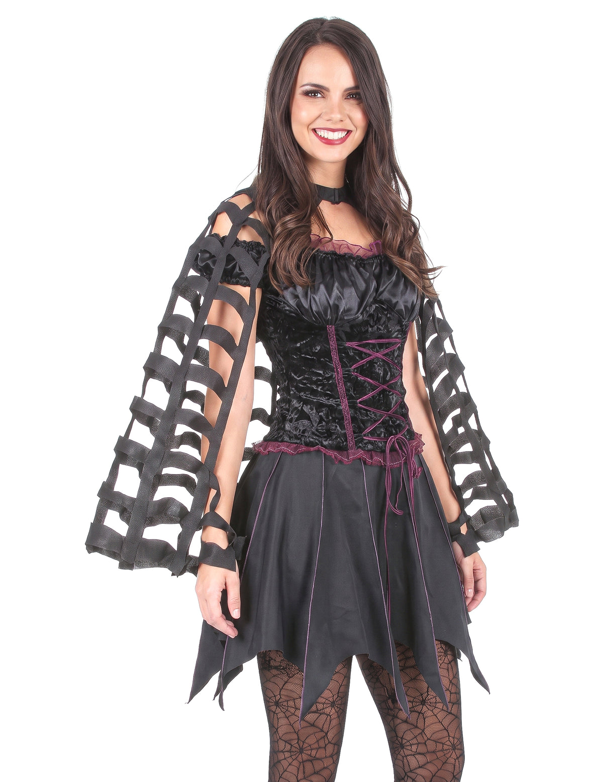 Capa aranha mulher Halloween