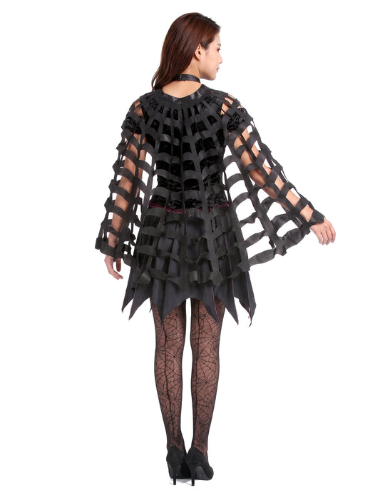 Capa aranha mulher Halloween