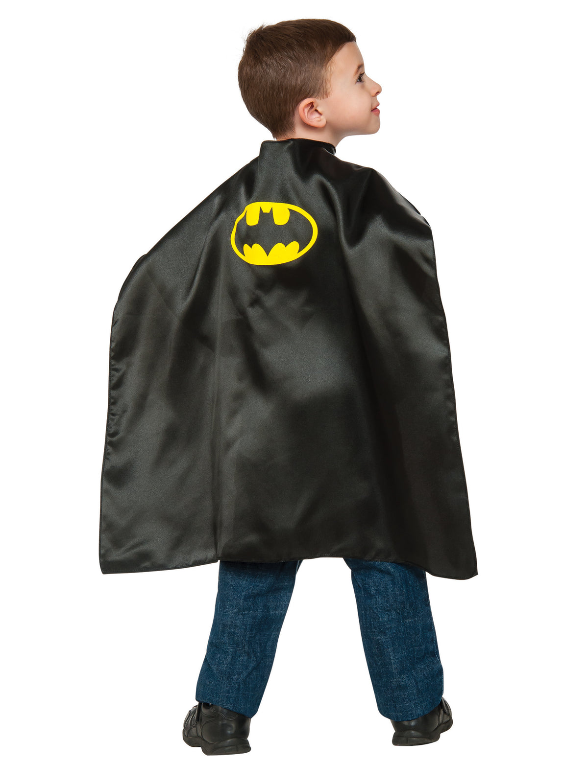 Cape Batman™ pour enfant noir avec logo jaune