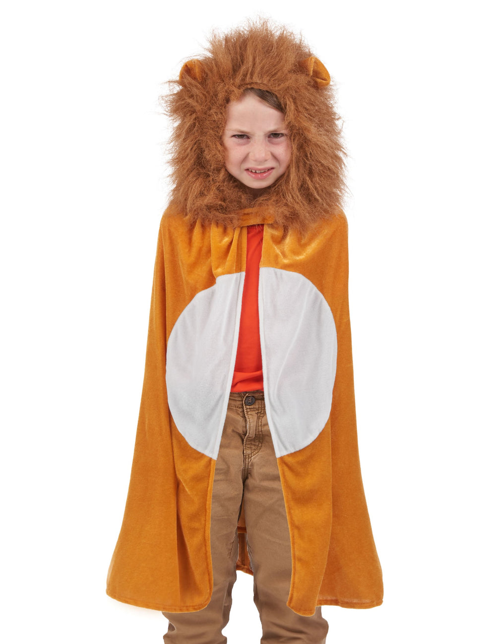 Capuche avec crinière de la cape lion pour enfant