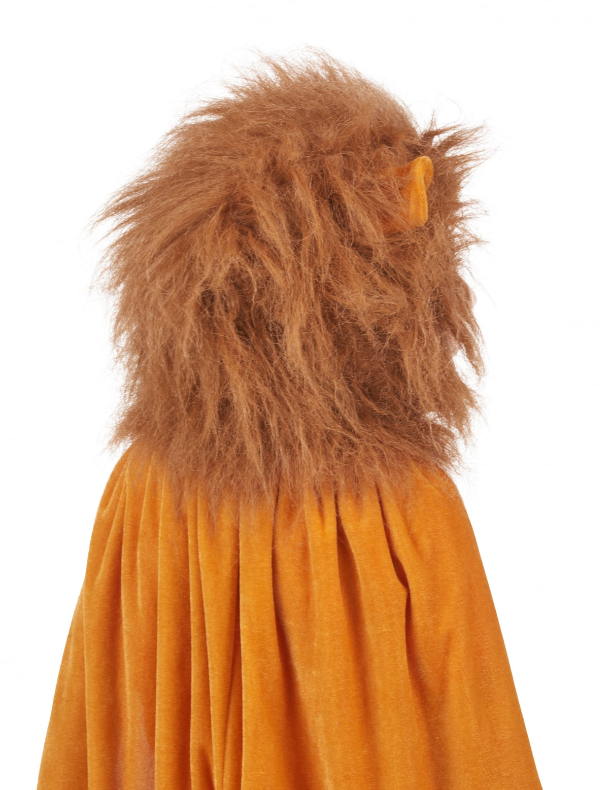 Vue de dos de la cape lion pour enfant