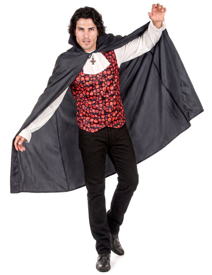 Capa de Drácula Halloween homem