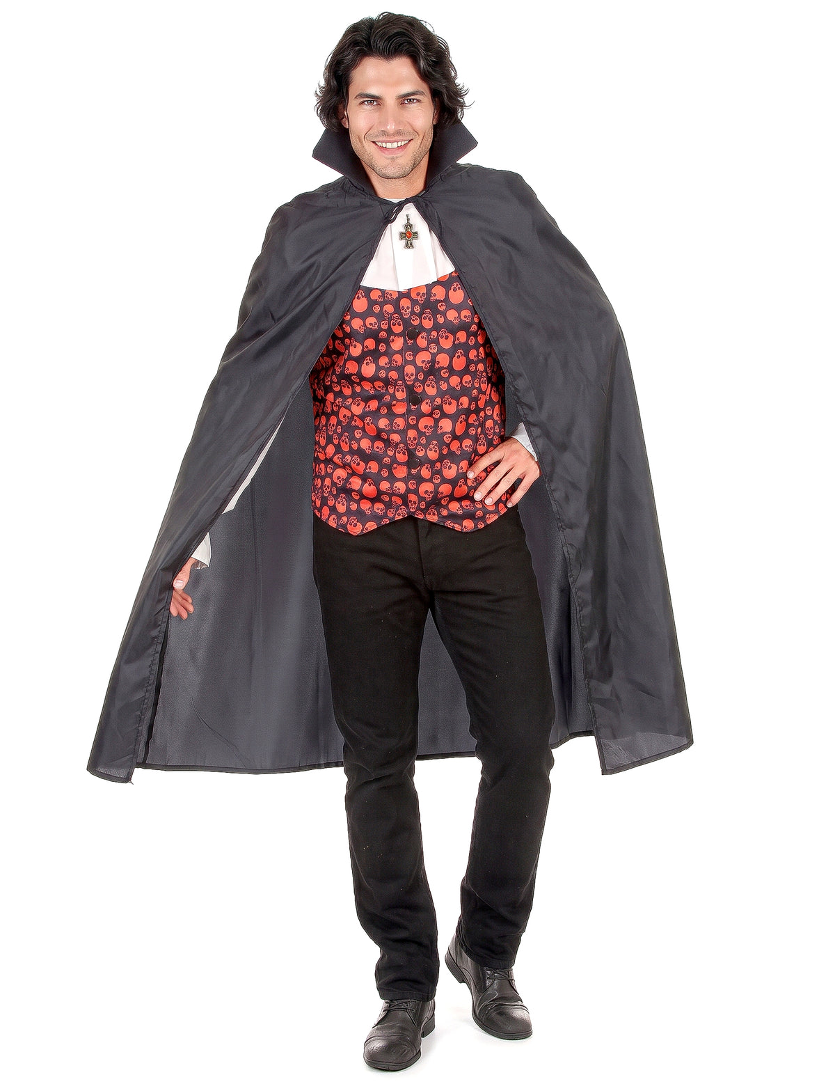 Capa de Drácula Halloween homem