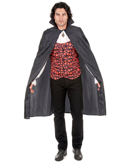 Capa de Drácula Halloween homem