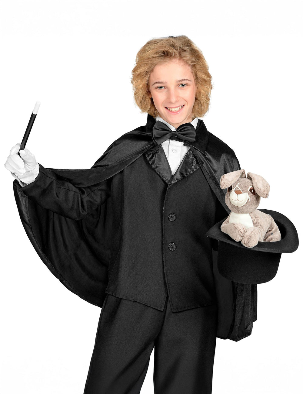 Mise en situation de la cape pour enfant noire