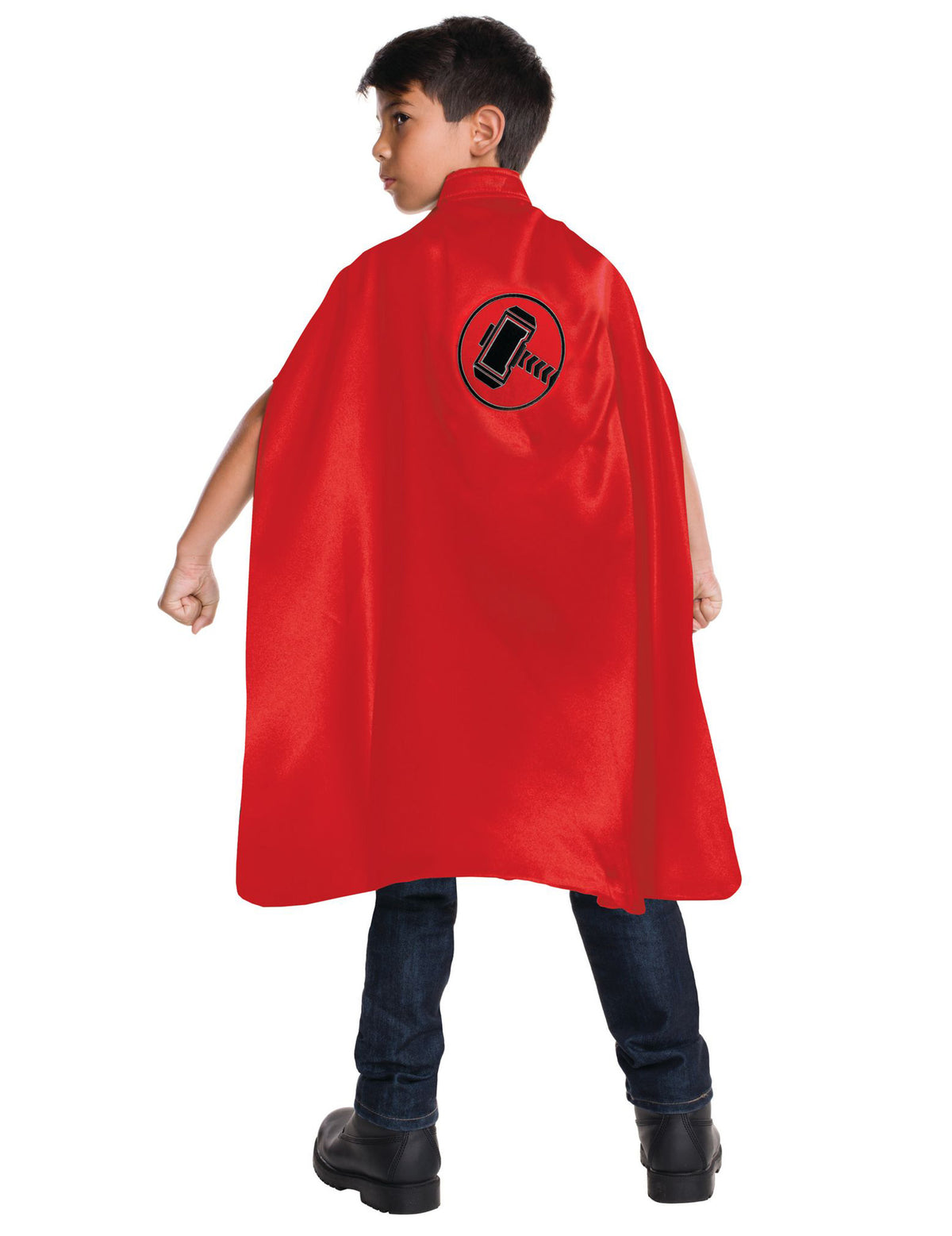 Cape Thor™ pour enfant rouge avec logo marteau