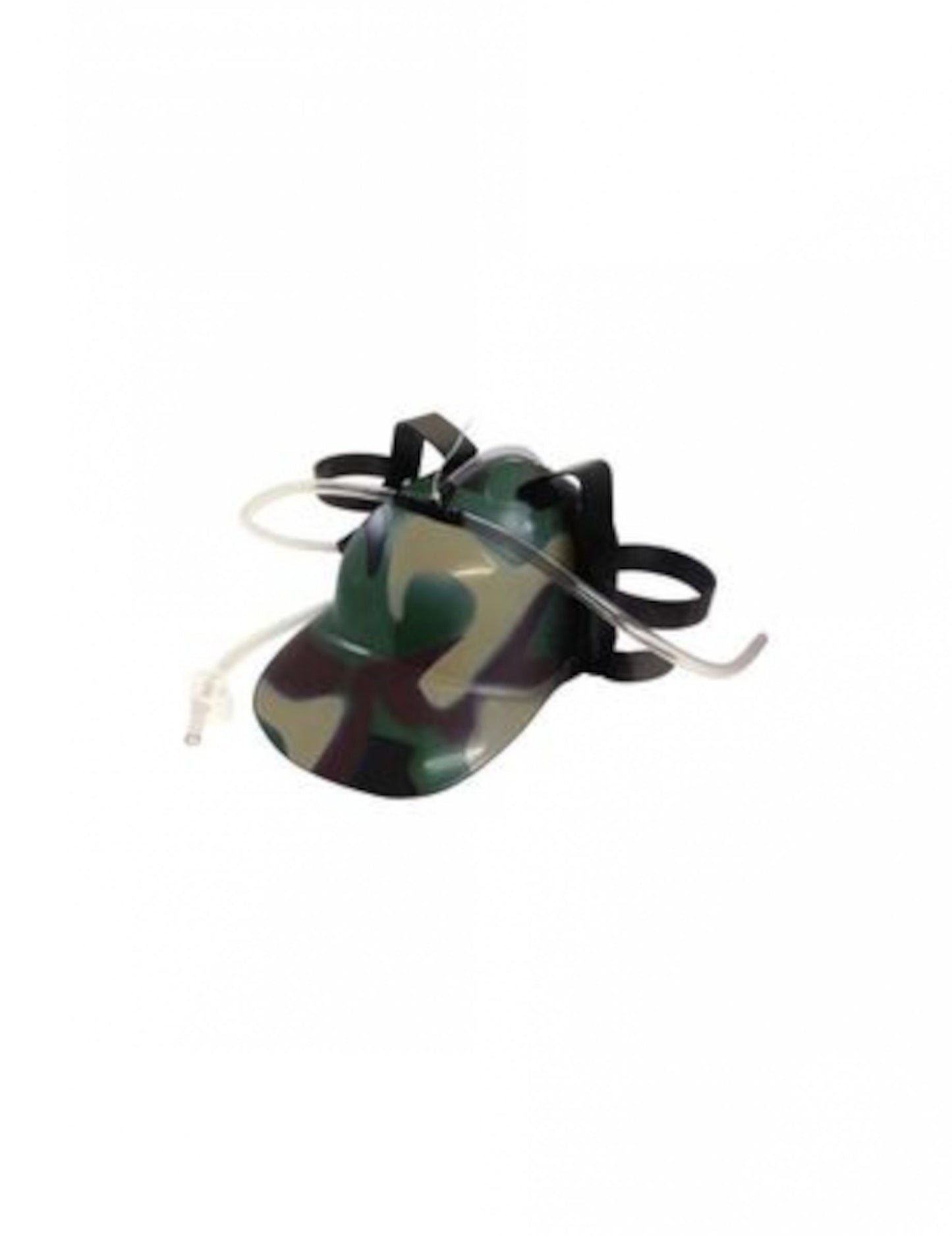 Casque à bière militaire pour adulte motif camouflage vert et marron