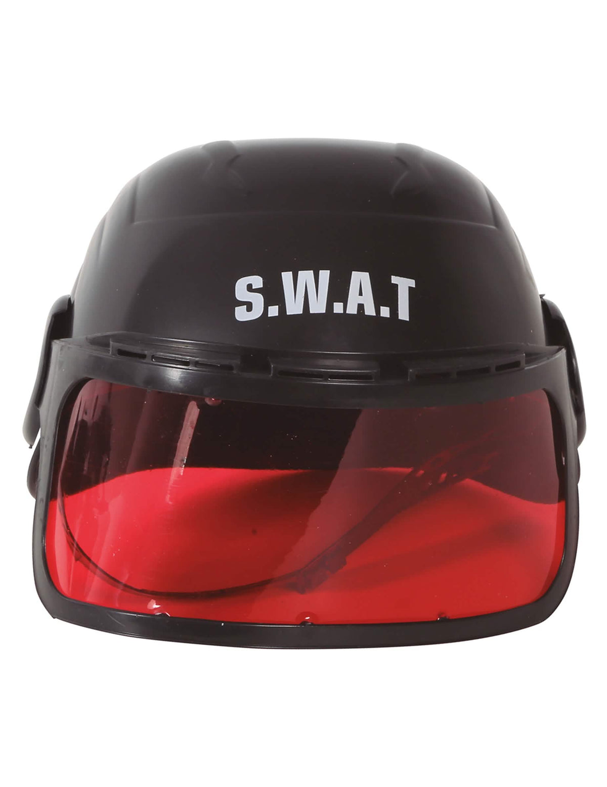 Viseira vermelha do capacete com viseira SWAT para criança