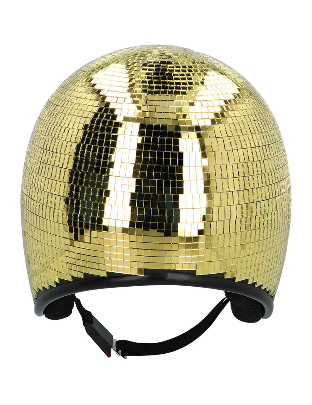 Vue de dos du casque boule à facettes