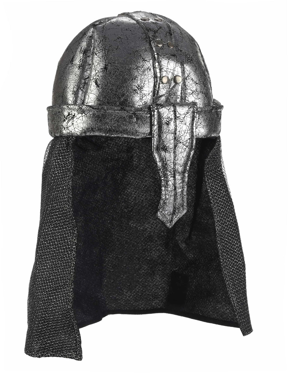 Vue de dos du casque de chevalier guerrier souple