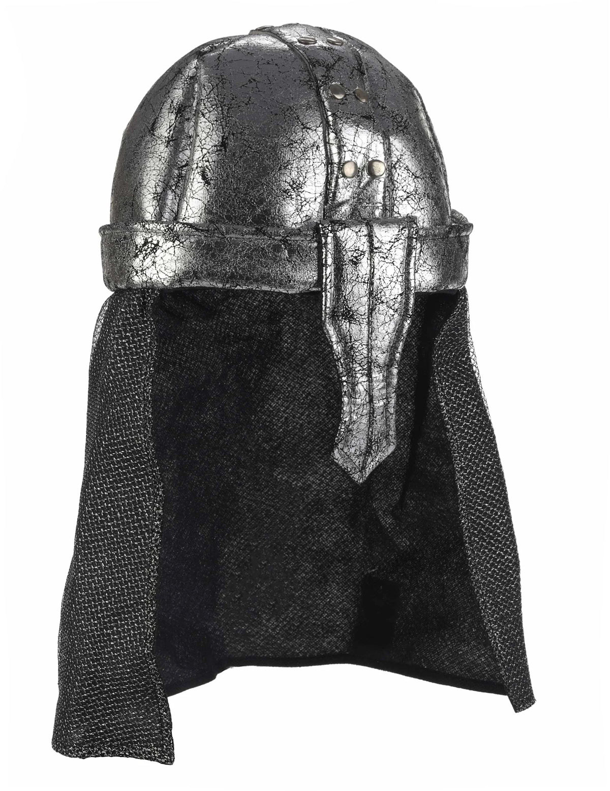 Vue de dos du casque de chevalier guerrier souple