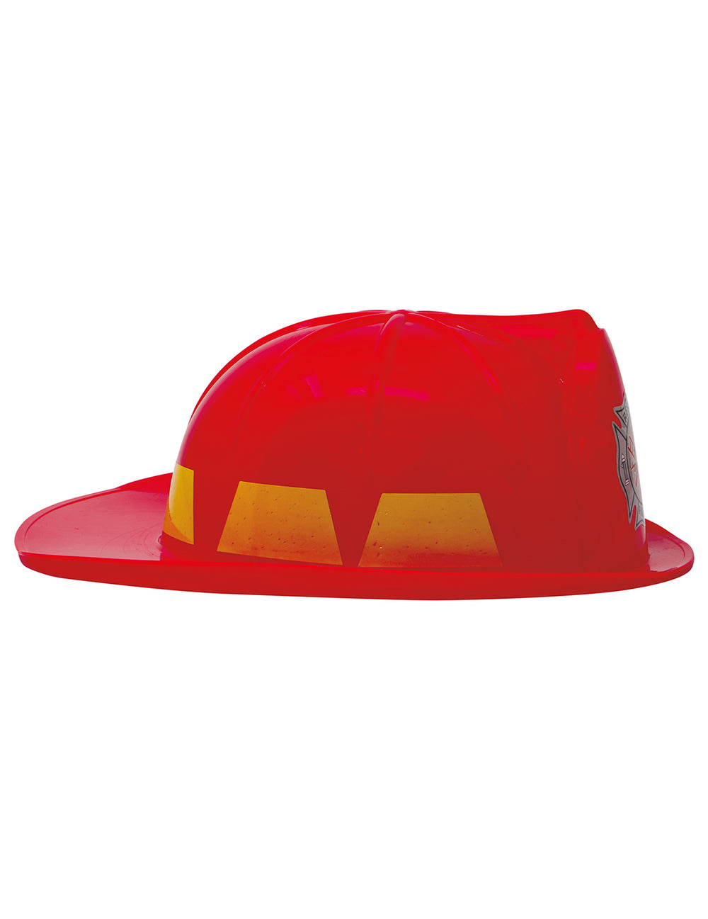 Vue de profil du casque de pompier pour adulte