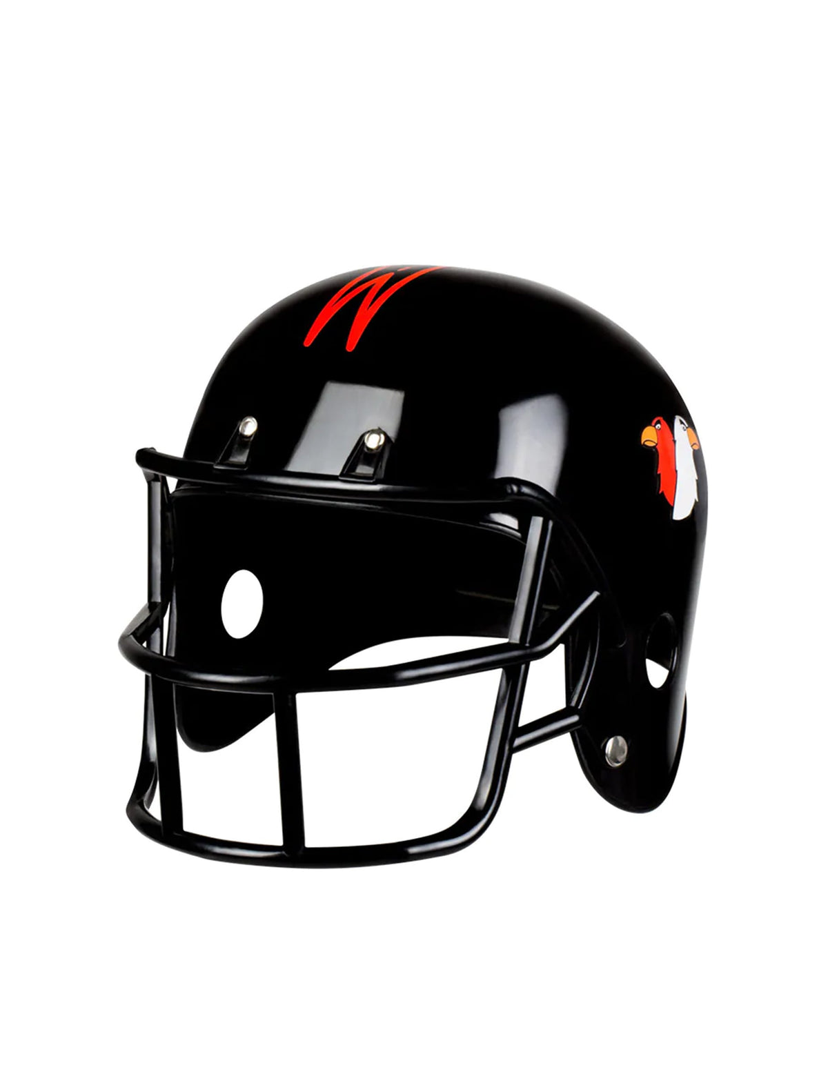 Vue de profil du casque de footballeur américain