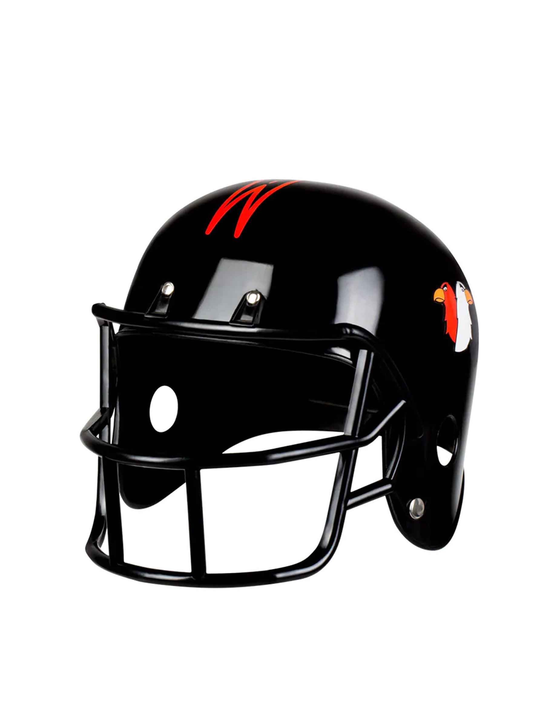 Vue de profil du casque de footballeur américain