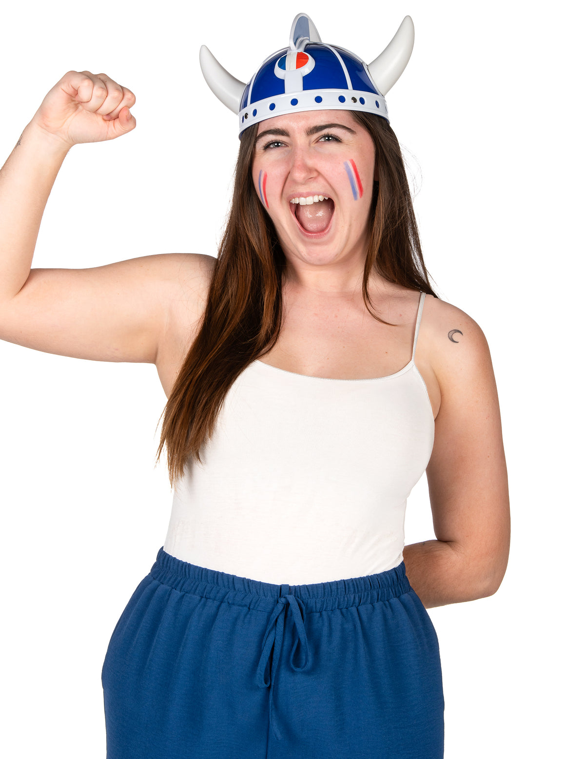 Mise en situation du casque gaulois supporter
