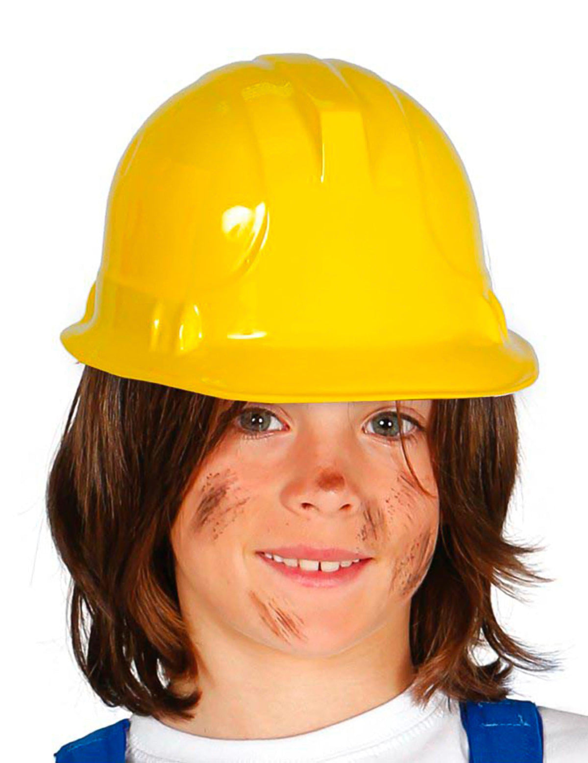 Casque d'ouvrier du bâtiment pour enfant jaune