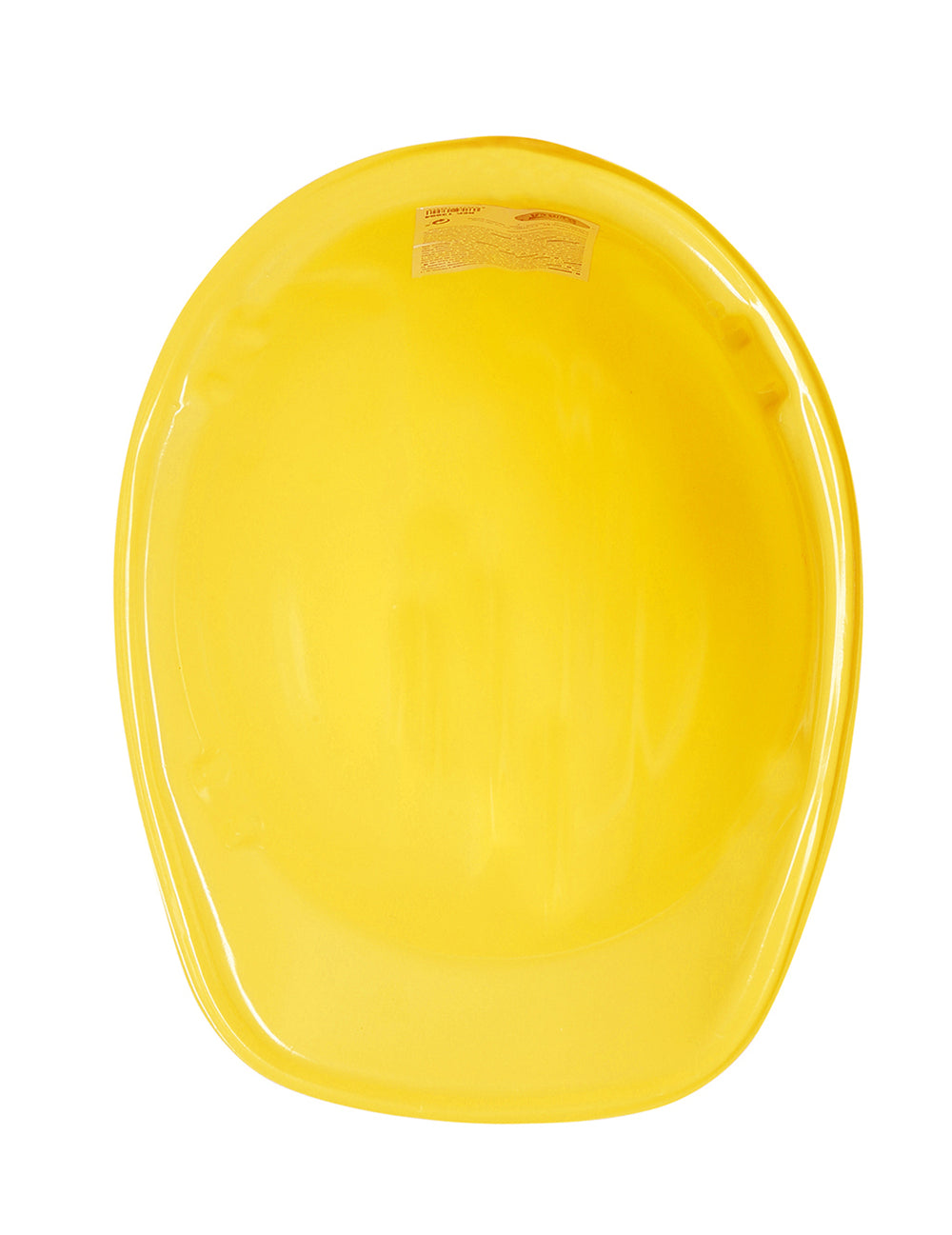 Vue de l'intérieur du casque d'ouvrier du bâtiment pour enfant