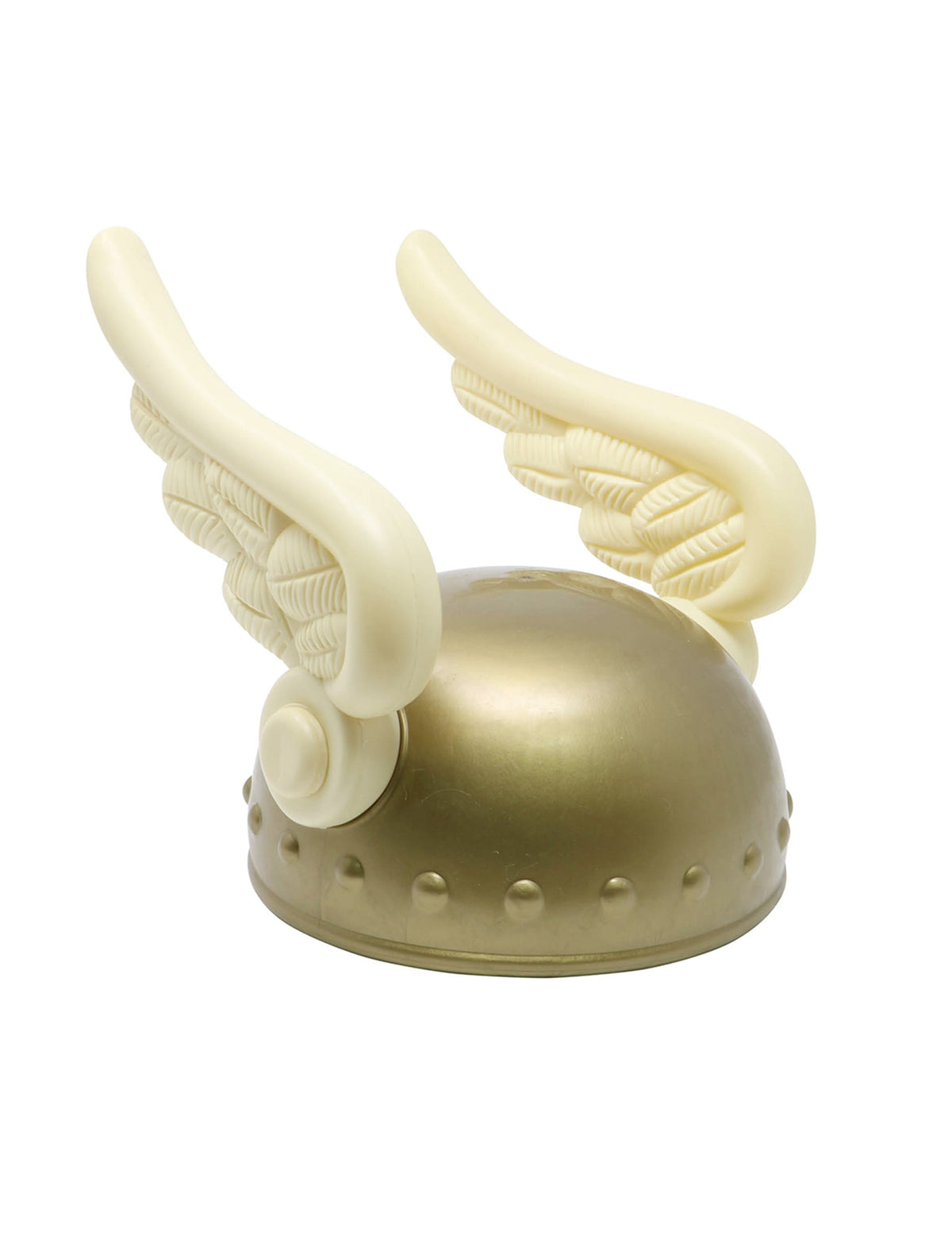 Vue de profil du casque petit gaulois