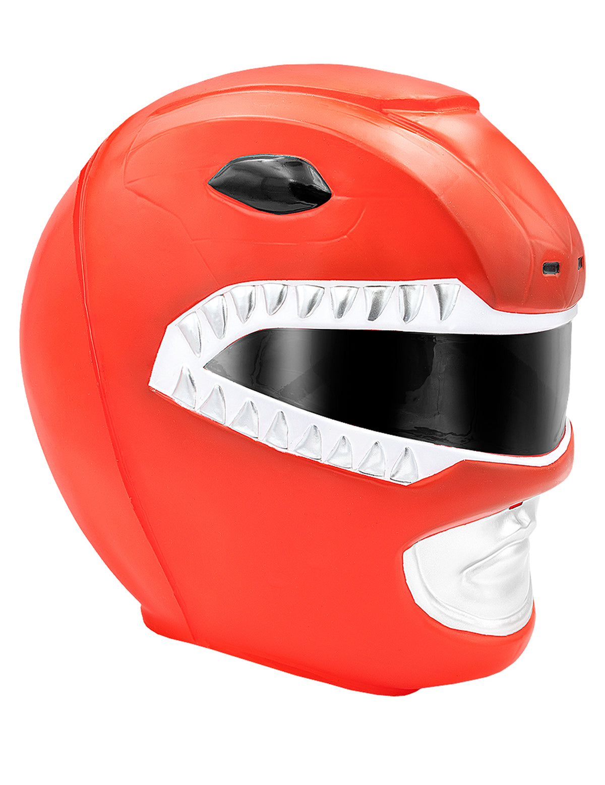 Casque Power Ranger pour adulte rouge
