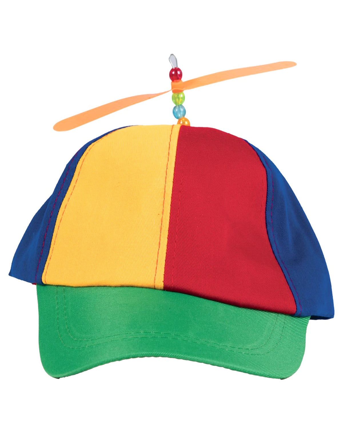 Vue de face de la casquette avec hélice