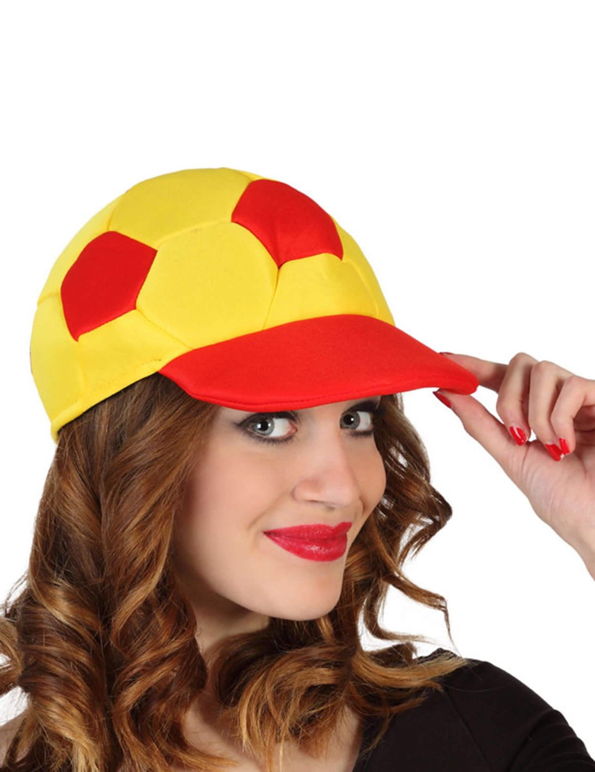 Boné de fã de futebol adulto da Espanha