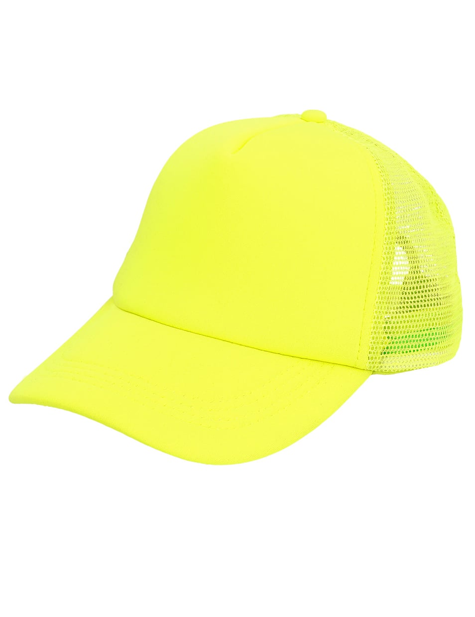 Boné amarelo néon para adultos