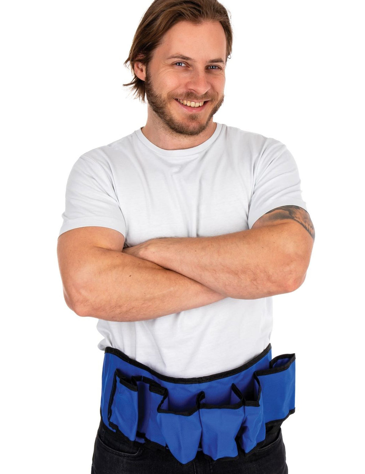 Vue portée de la ceinture porte bouteille pour adulte