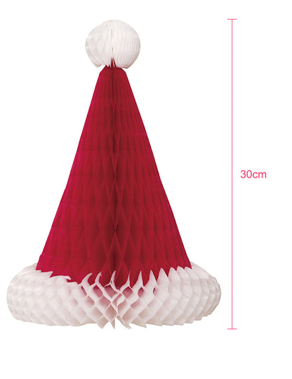 Dimensions du centre de table Bonnet de Noël