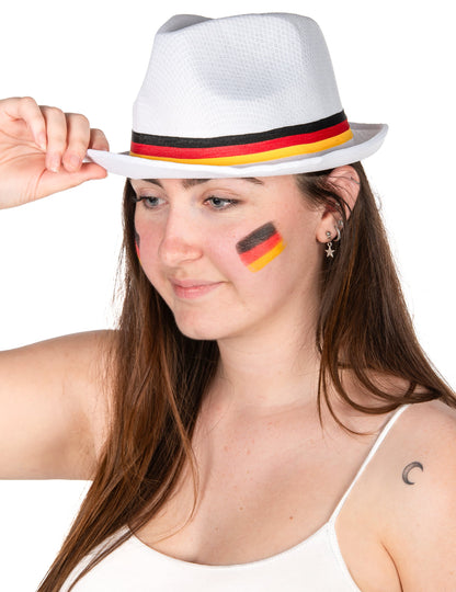 Vue de face du chapeau Allemagne pour adulte