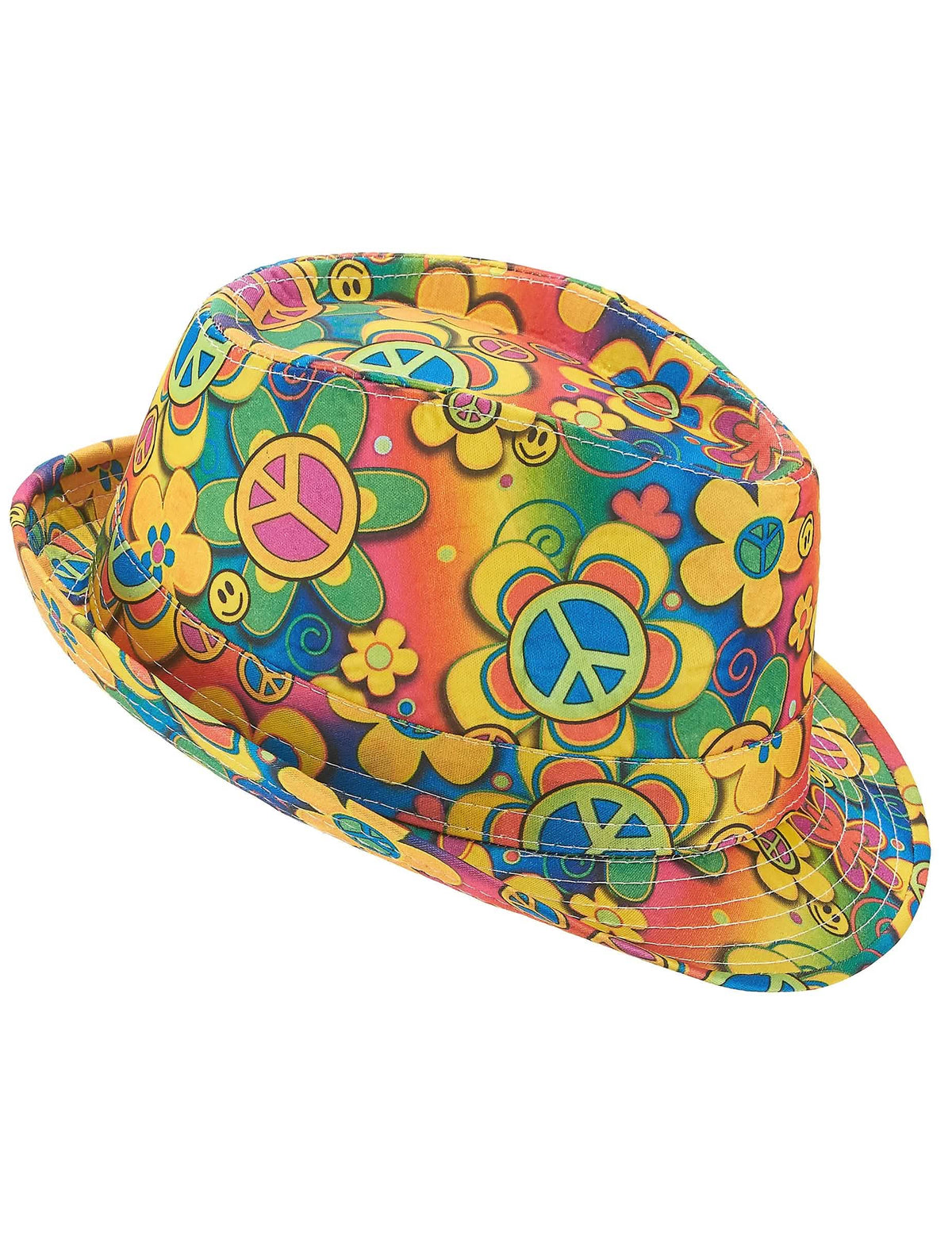 Chapéu borsalino hippie adulto