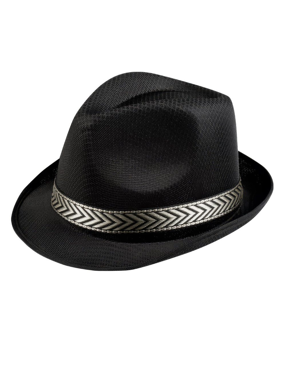 Vue de trois-quarts du chapeau borsalino trilby pour adulte