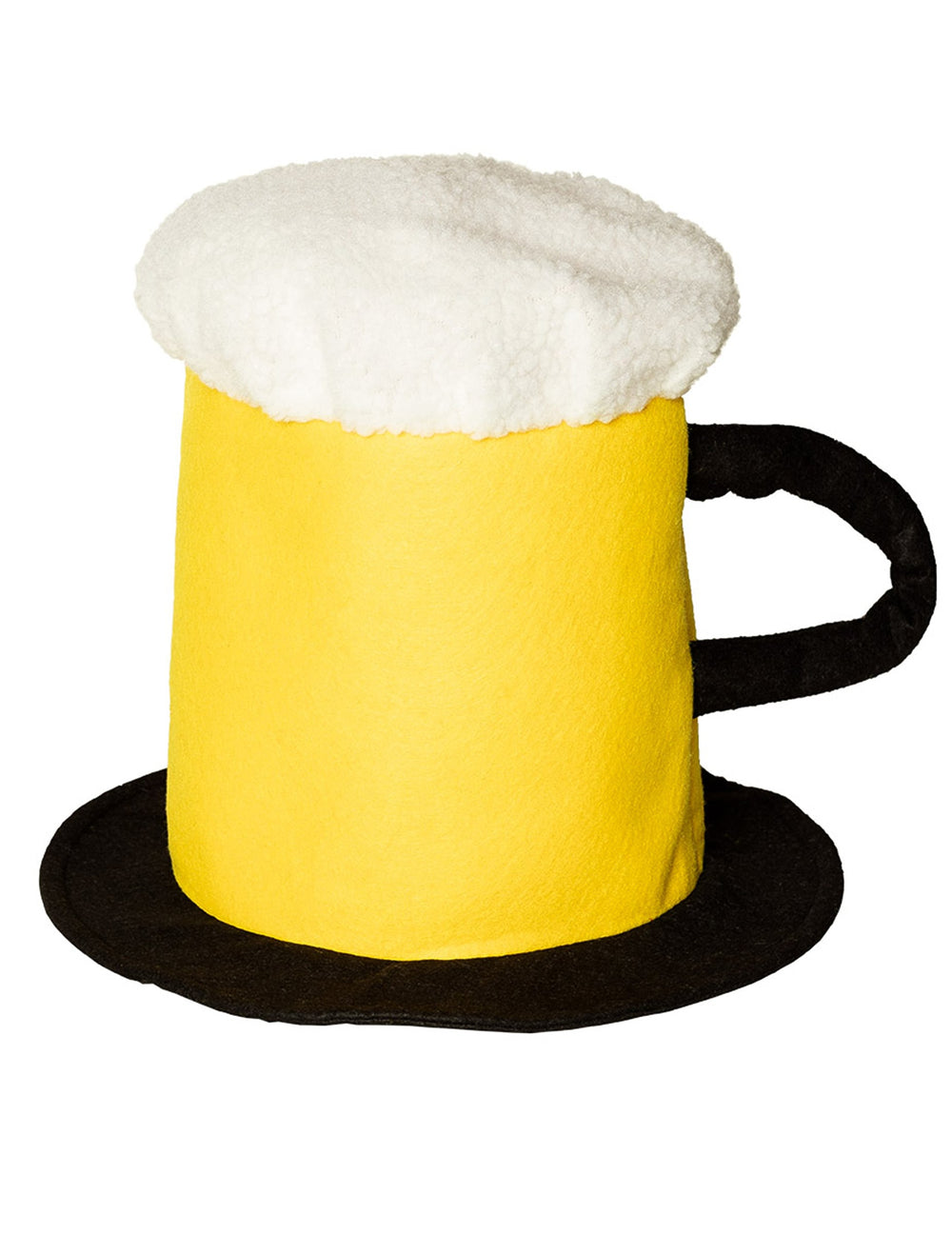 Vue de profil du chapeau chope de bière pour adulte