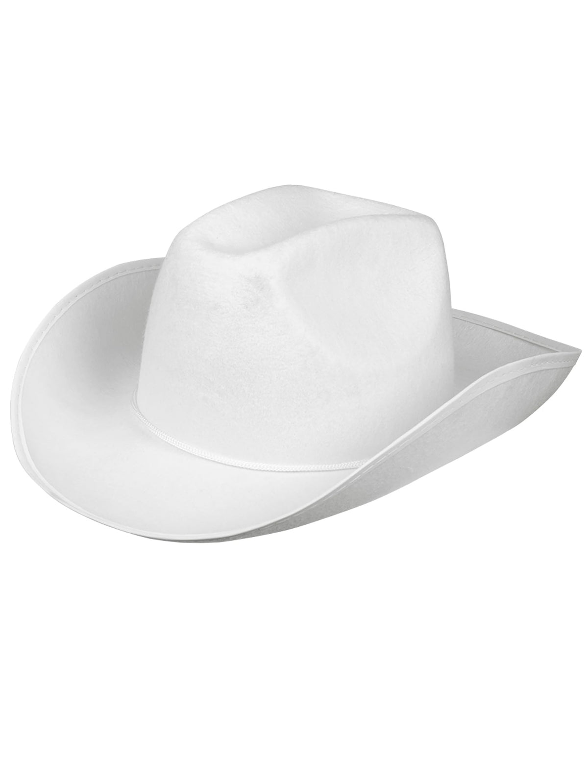Vue de trois-quarts du chapeau de cowboy pour adulte