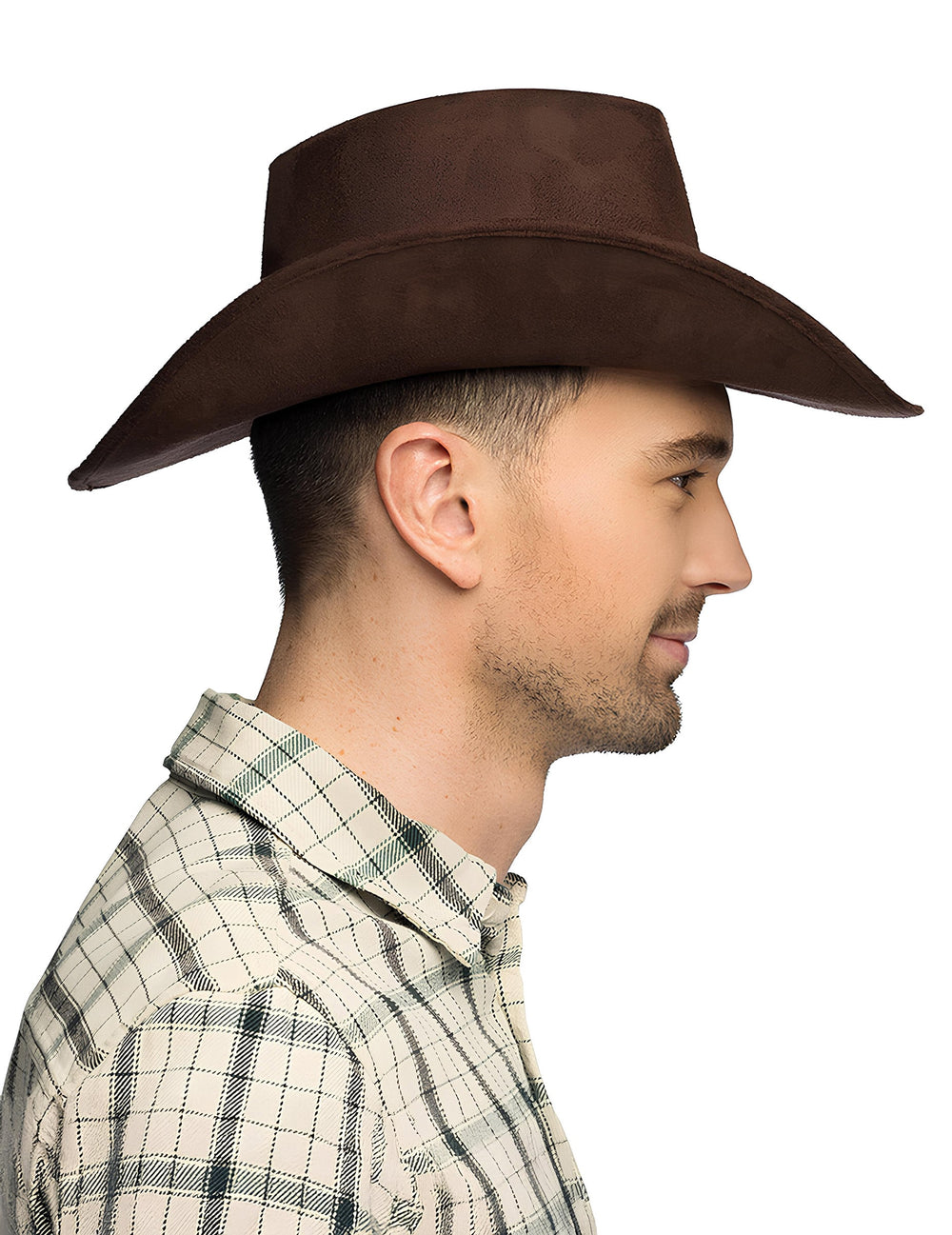 Vue de profil du chapeau de cowboy Brody