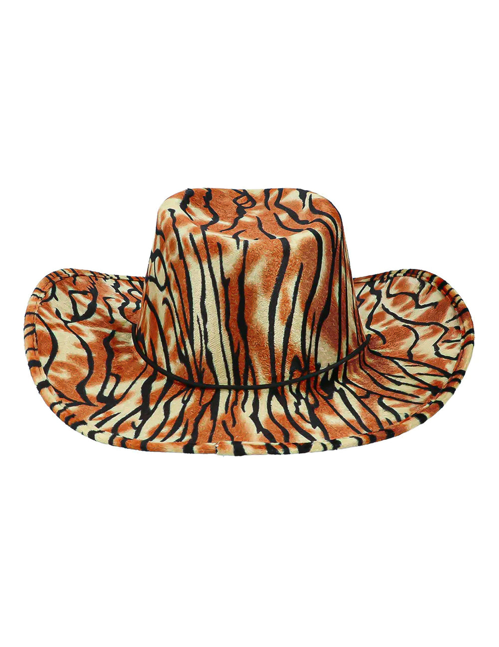Vue d'ensemble du chapeau de cowboy tigre