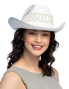 Chapéu de cowboy com pérolas Bride para mulher