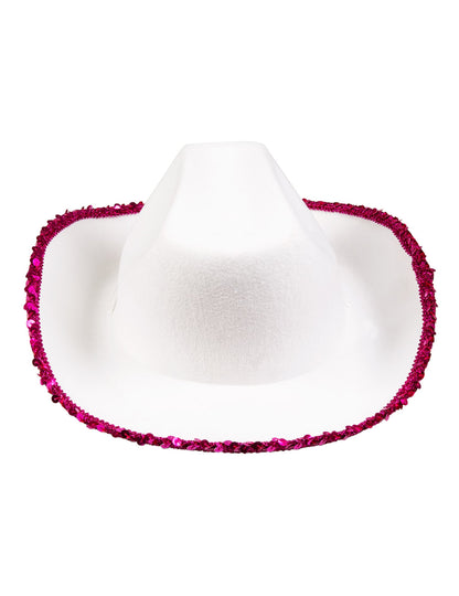 Vue de face du chapeau de cowgirl pour femme