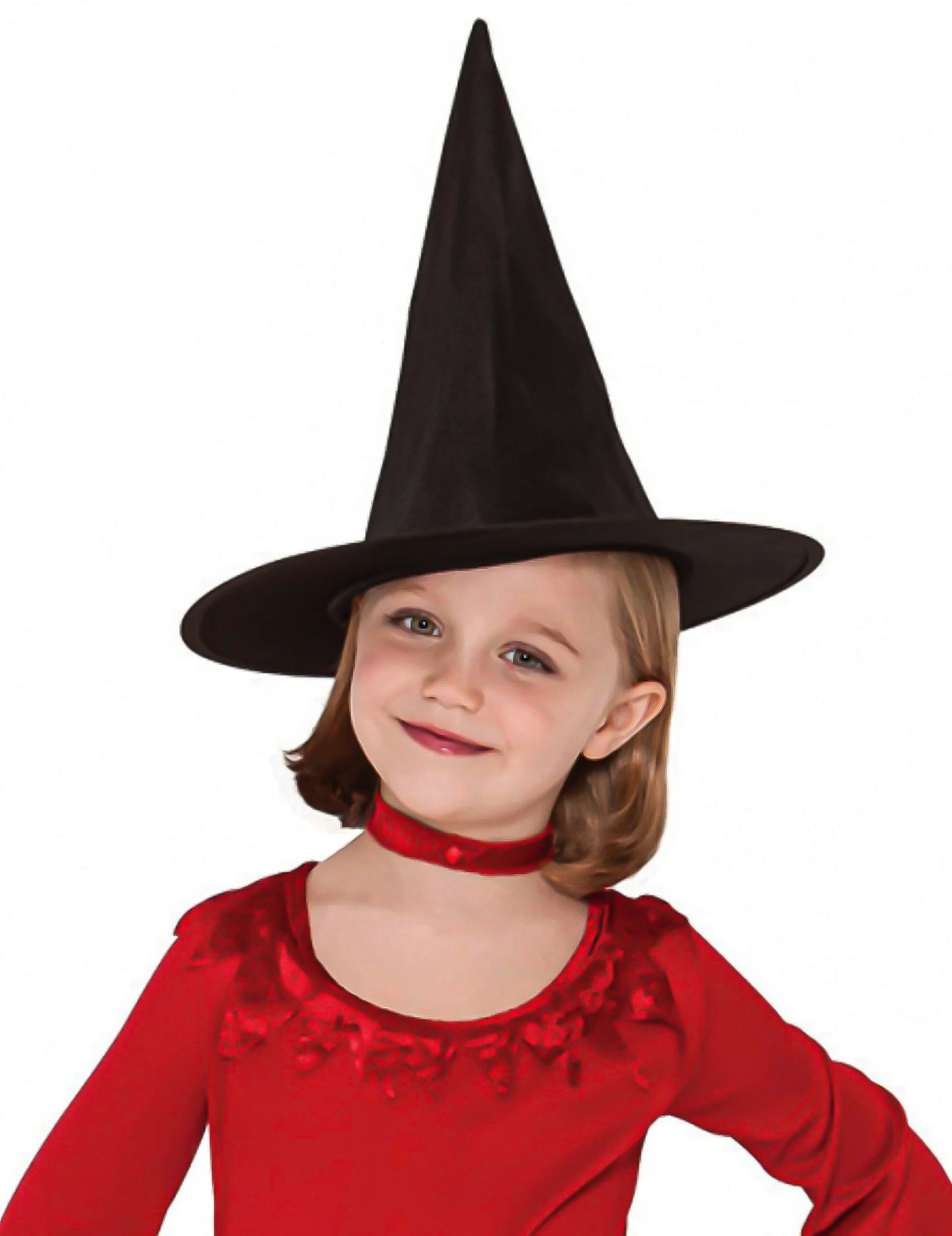 Chapeau de sorcière pour fille noir