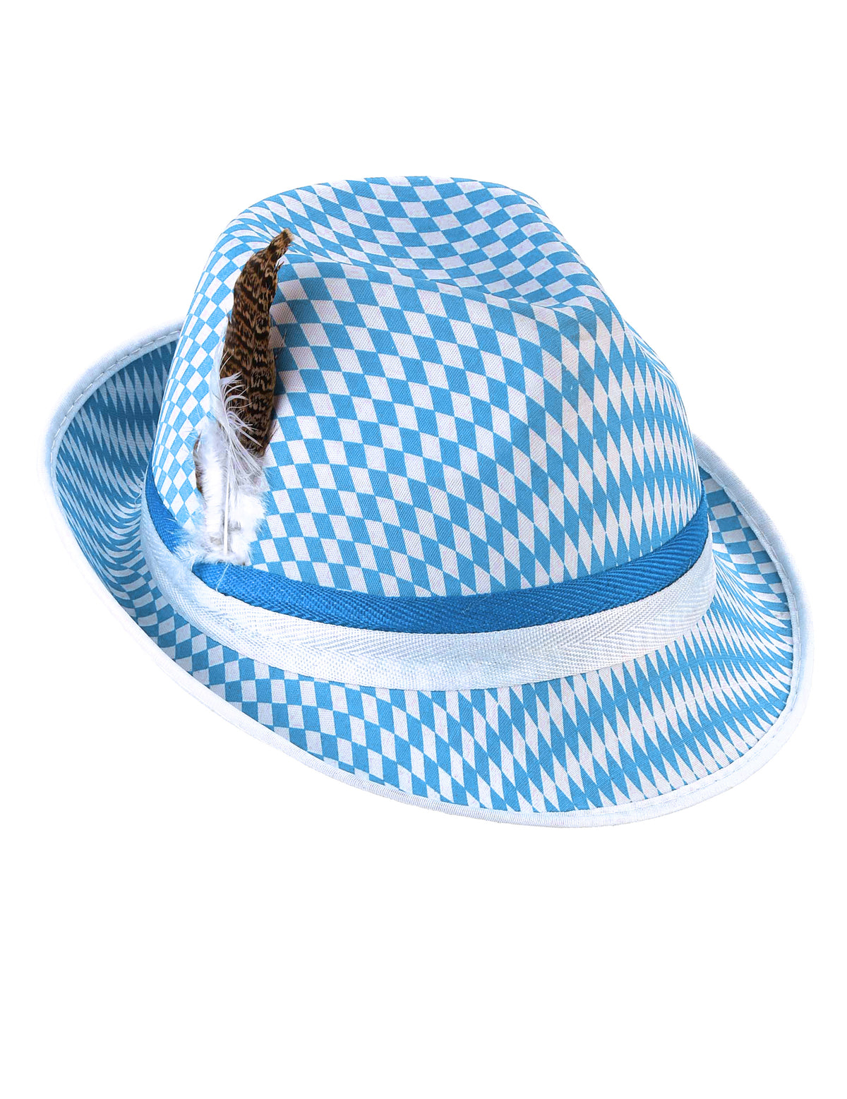 Vue de profil du chapeau drapeau bavarois
